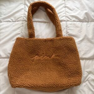 VS PINK brown tote bag